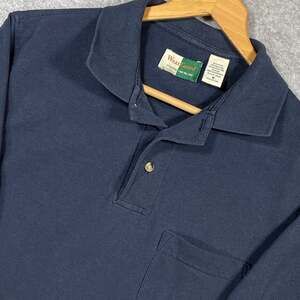 WearGuard Style 2120 Men’s Vintage Long Sleeve Polo Shirt With Pocket